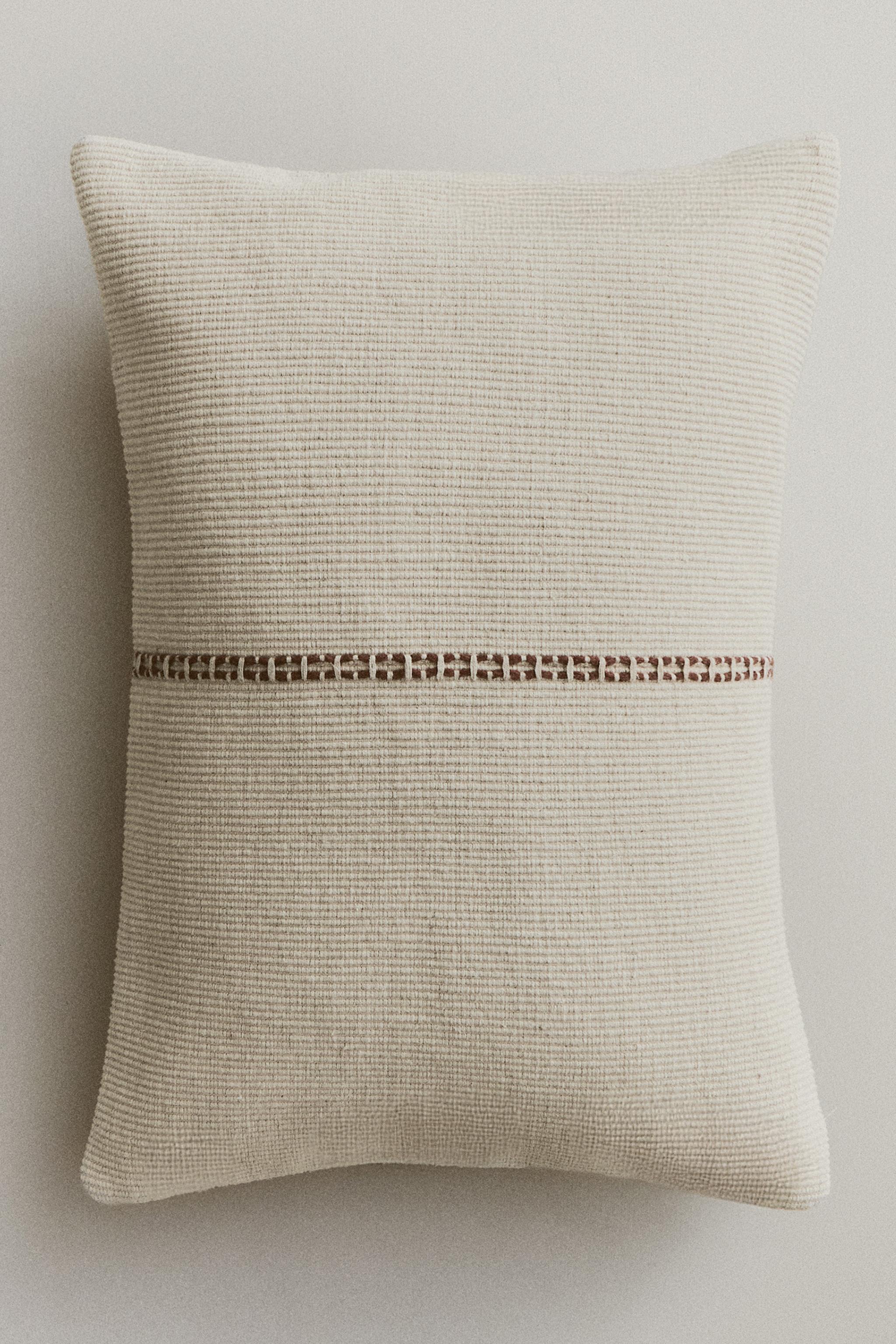 HOUSSE DE COUSSIN DOUBLE LIGNE